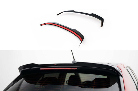Maxton Design plafon spoiler pentru Skoda Fabia (dupa 2021), lac negru