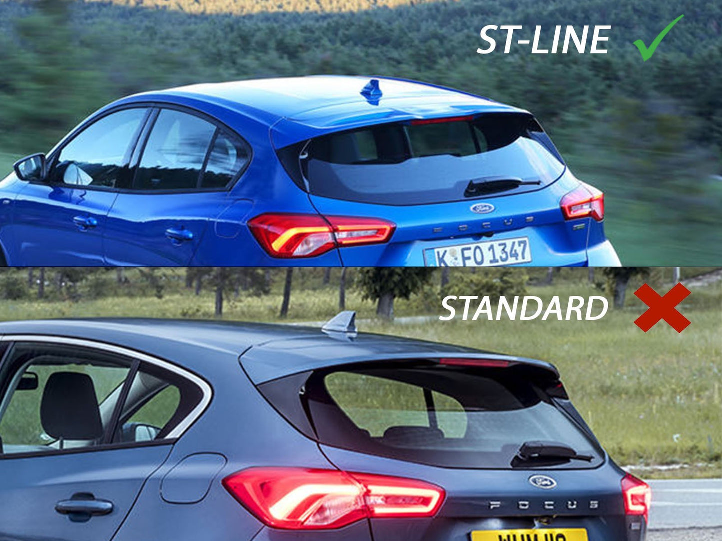 Spoiler plafon Motordrome Design pentru Ford Focus Mk4 ST-Line (dupa 2018)