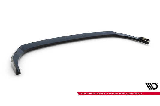 Maxton Design splitter versiunea 1 pentru bara fata Hyundai Elantra N (2020-2023), lac negru