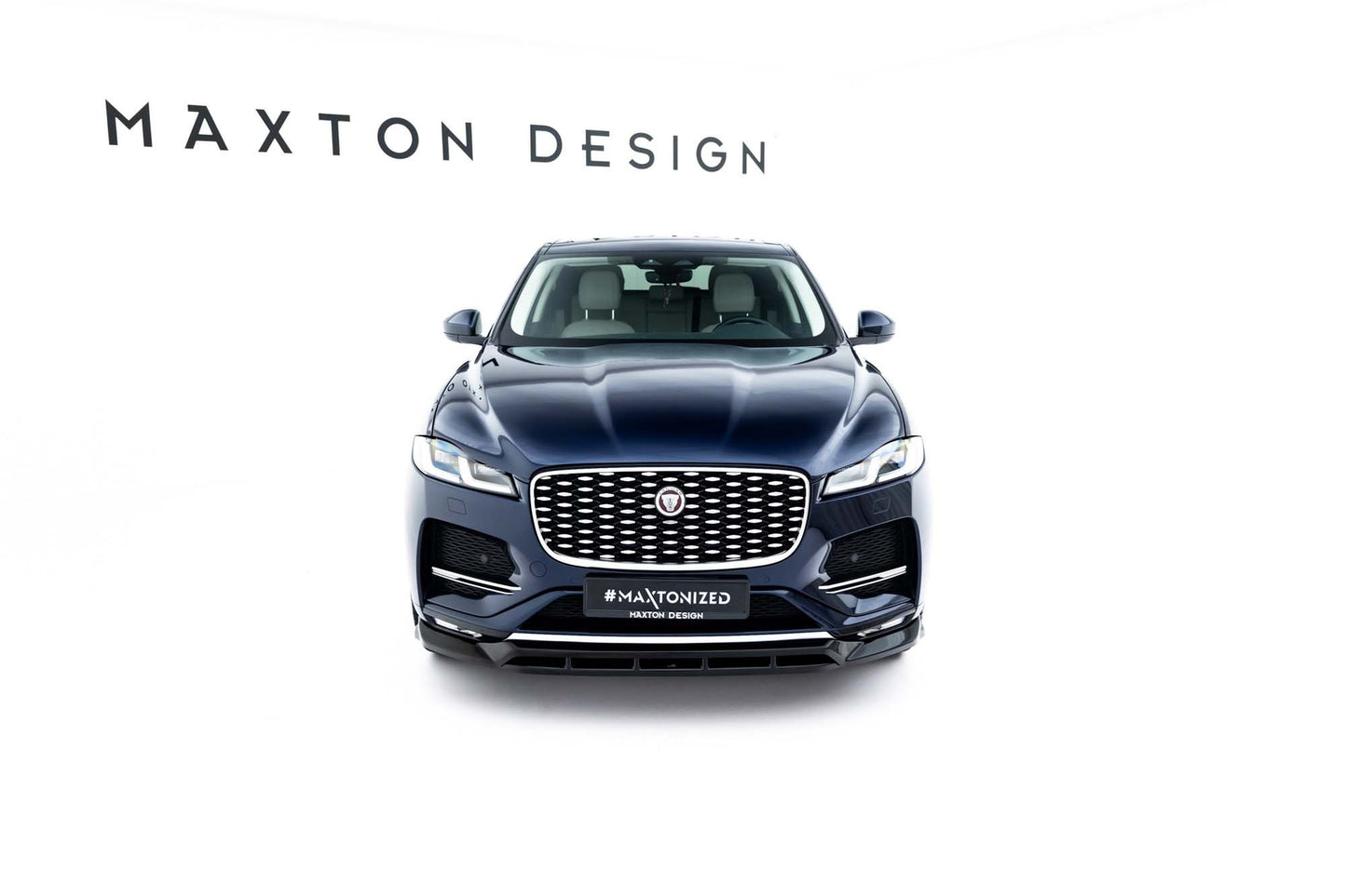 Maxton Design spoiler bara fata pentru Jaguar F-Pace R-Sport (2020-2025), lac negru