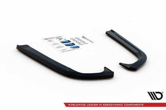 Maxton Design Side Skirts for Skoda Octavia (2016-2020) Standard Rear Bumper, Gloss Black