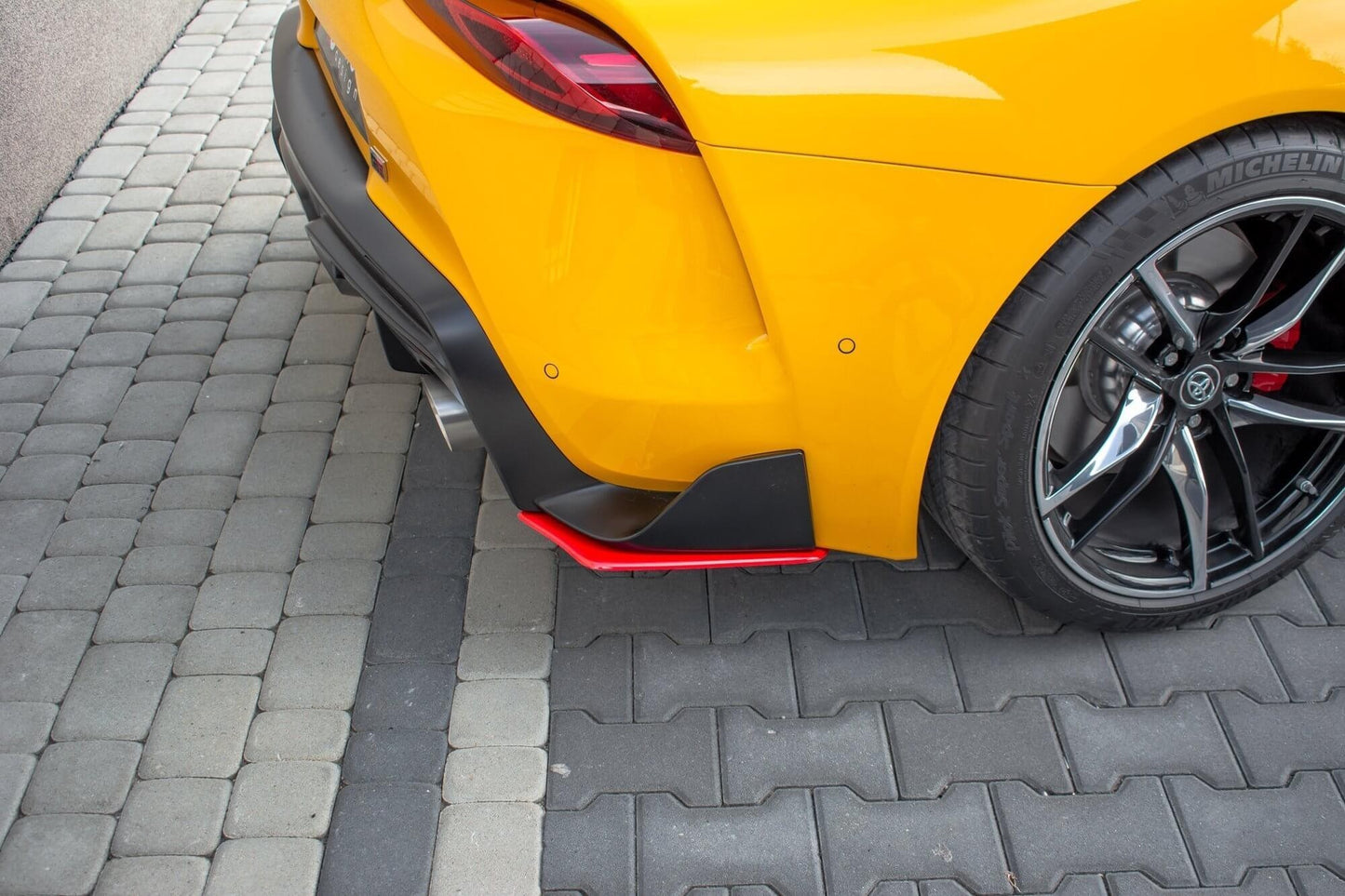 Maxton Design Side Skirts V2 for Toyota Supra (2019+), Gloss Red