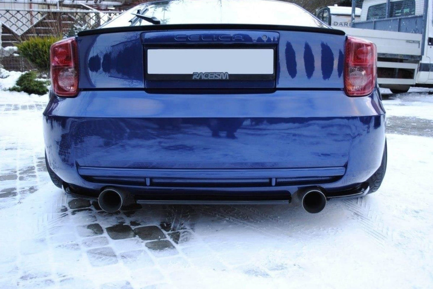 Maxton Design side extensions for Toyota Celica T23 (1999-2002) rear bumper, gloss black
