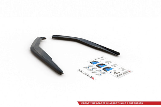 Extensii laterale Maxton Design pentru bara spate Toyota Corolla sedan (2019-), negru mat