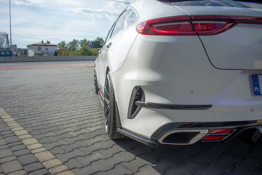 Extensii laterale Maxton Design pentru bara spate GT a Kia Pro Ceed (2018-), culoare carbon