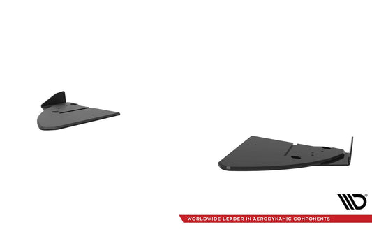 Extensii laterale Maxton Design versiunea 1 pentru bara spate Toyota GR86 (dupa 2021), negru mat