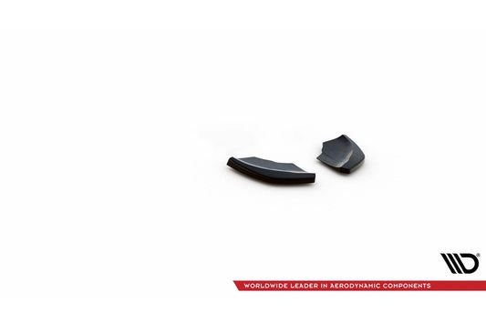 Extensii laterale Maxton Design versiunea 2 pentru bara spate a Volkswagen Scirocco R (2008-2014), lac negru