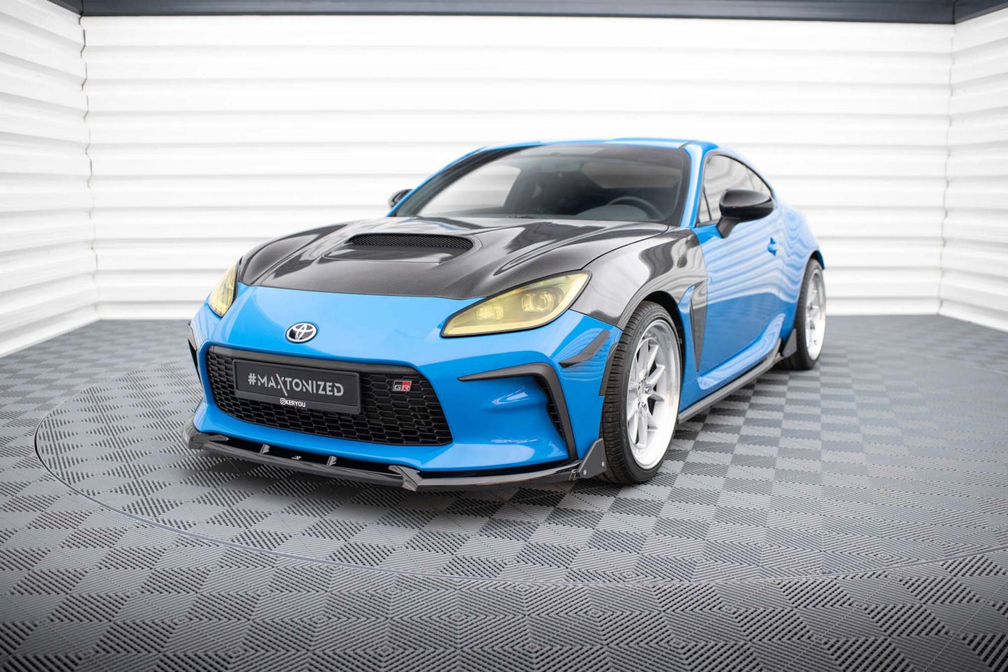 Lateral Splitters for Toyota GR86 (2021 onwards) Maxton Design, Matte Black