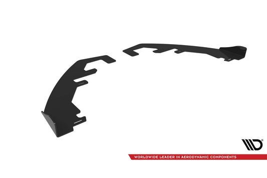 Maxton Design inserturi laterale pentru bara fata a Ford Fiesta ST (dupa 2021), negru lacuit