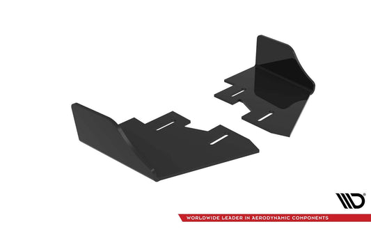 Inserții laterale Maxton Design pentru bara spate a Hyundai Veloster N (2018-2022), negru lac