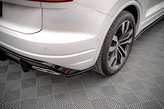 Maxton Design praguri laterale pentru VW Touareg R‑Line (dupa 2018), negru lacuit