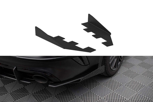 Maxton Design insertii laterale pentru bara spate a Kia Proceed GT (2022+), lac negru