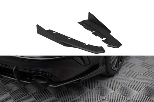 Inserții laterale Maxton Design pentru bara spate GT a Kia Pro Ceed (2022-), negru mat