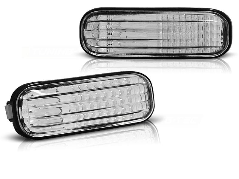 Set semnalizatoare laterale pentru Honda Civic 2/3/4 usi (09.1995-02.2001) / Prelude (02.1992-01.1997) cu baza crom, stanga + dreapta