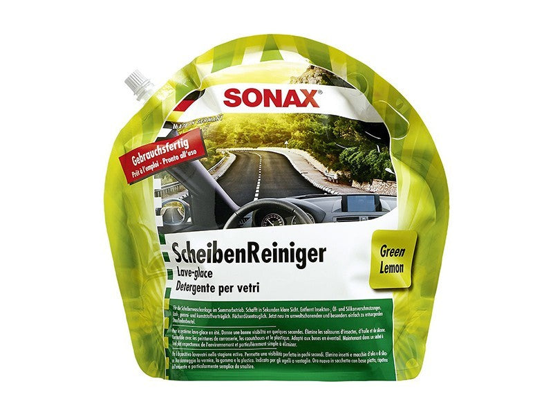 Lichid parbriz vara Sonax cu parfum de lamaie verde 3L