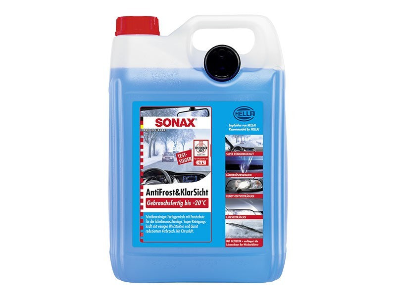 Lichid de iarna pentru parbriz - Sonax, gata de utilizare, -20°C, 5L