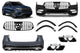 Tuning package type 63 compatible with Mercedes GLE SUV W167 (2019-2023), with chrome strips and tips
