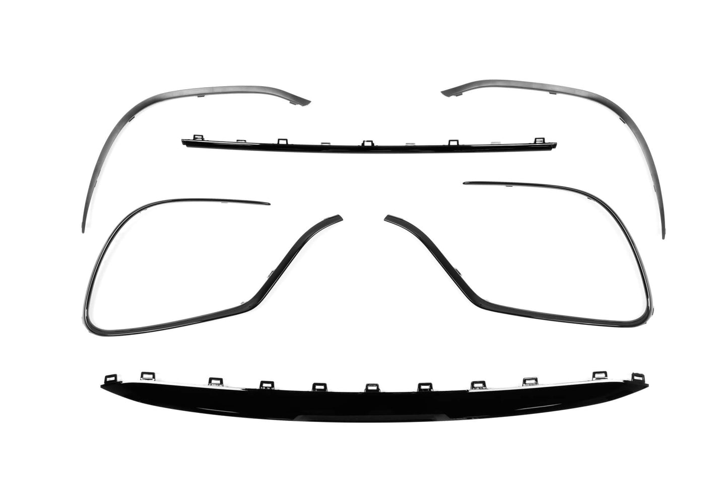 63 Type Tuning Package compatible with Mercedes GLE SUV W167 2019-2023, with black trims and tailpipes