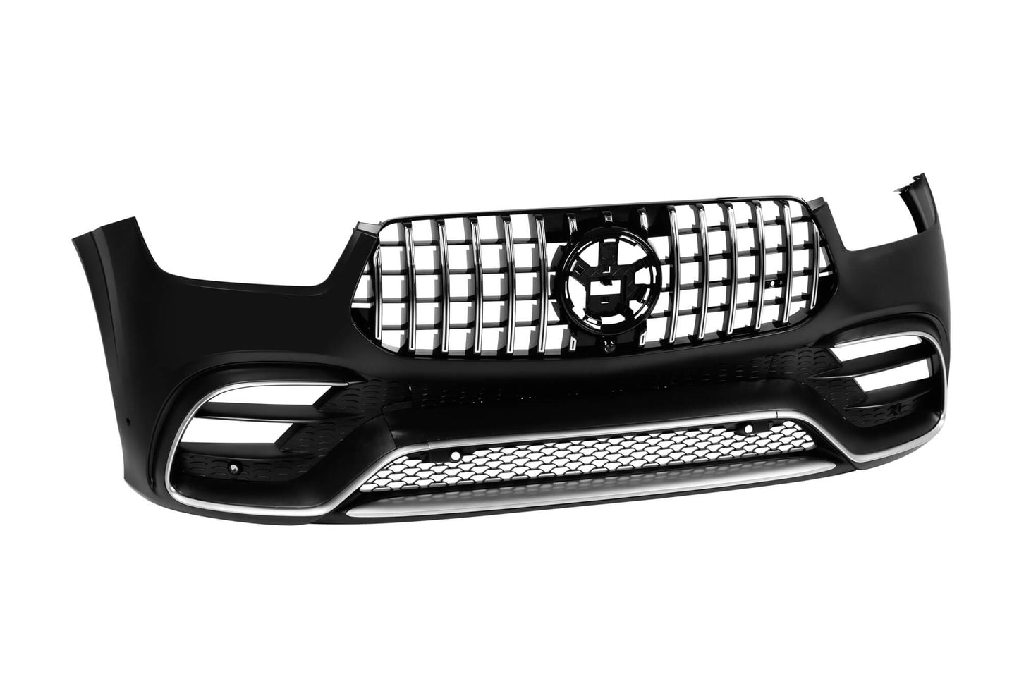 Tuning package type 63 compatible with Mercedes GLE SUV W167 (2019-2023), with chrome strips and tips