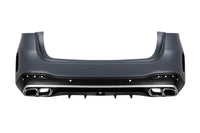 Tuning package type 63 compatible with Mercedes GLE SUV W167 (2019-2023), with chrome strips and tips