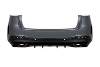 63 Type Tuning Package compatible with Mercedes GLE SUV W167 2019-2023, with black trims and tailpipes