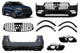 63 Type Tuning Package compatible with Mercedes GLE SUV W167 2019-2023, with black trims and tailpipes