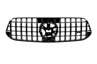 Pachet de tuning compatibil cu Mercedes GLE Coupe C167 după 2019, cu ornamente negre, grilă neagră și tipsuri negre