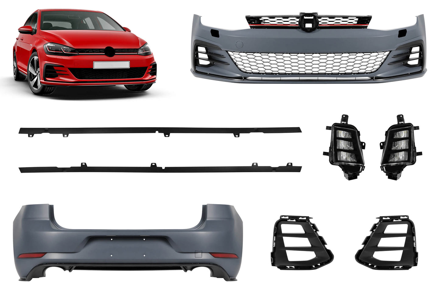 Pachet tuning tip 7.5 compatibil cu Volkswagen Golf 7 hatchback (2012-2019)