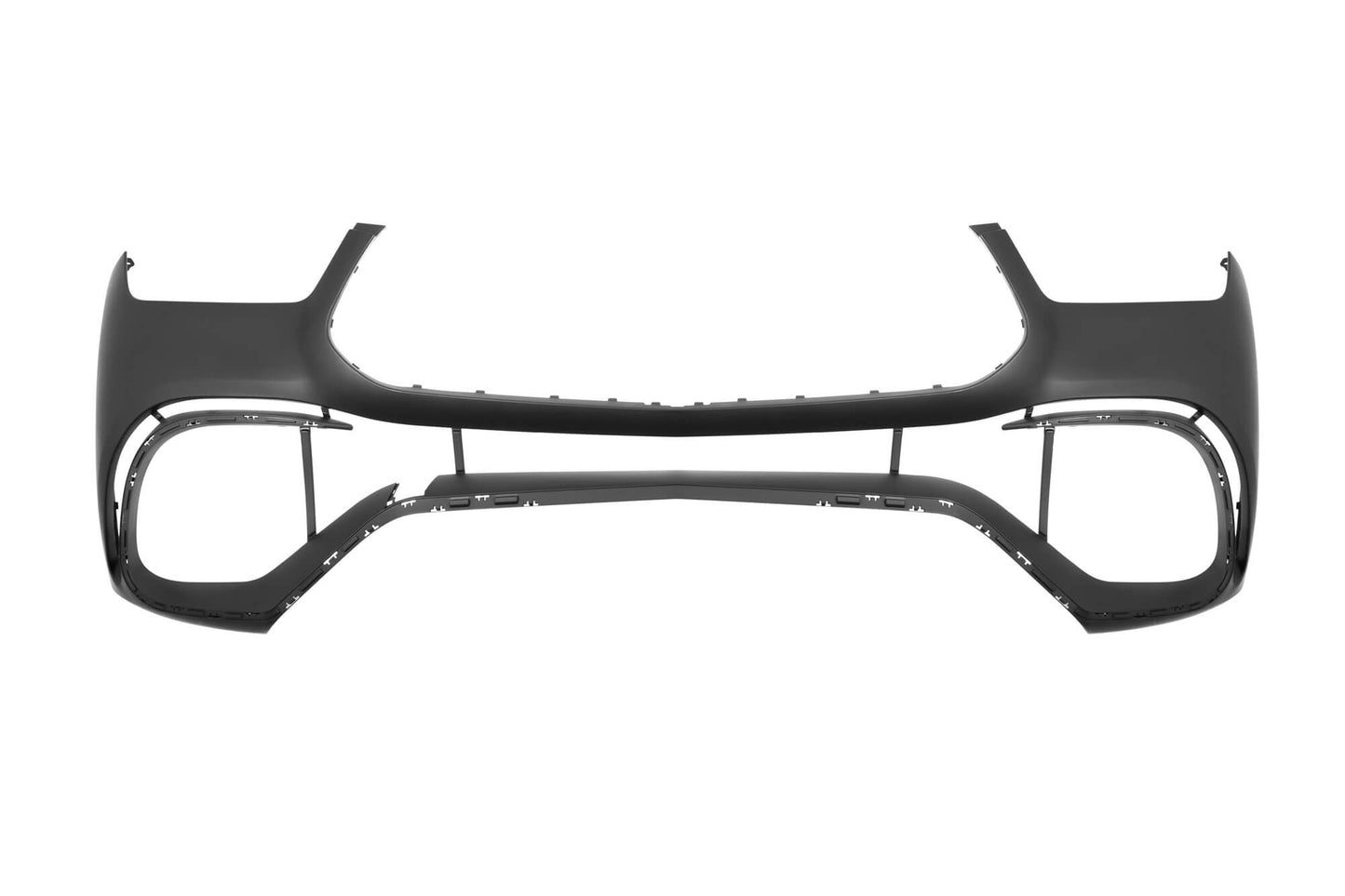 Pachet tuning tip 63 compatibil cu Mercedes GLE SUV W167 dupa 2020, cu elemente negre.