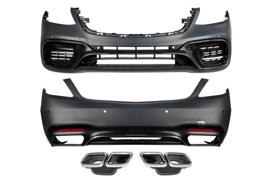 Pachet tuning tip 63 compatibil cu Mercedes S Class W222 (2017-2020)