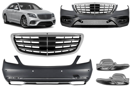 Pachet tuning tip 450 compatibil cu Mercedes S Class W222 (2017-2020)