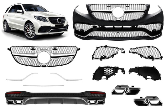 AMG 63-style Bodykit for Mercedes GLE W166 (after 2015)