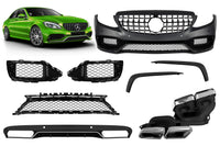 AMG C63-style bodykit for Mercedes C-Class W205 (2014-on)