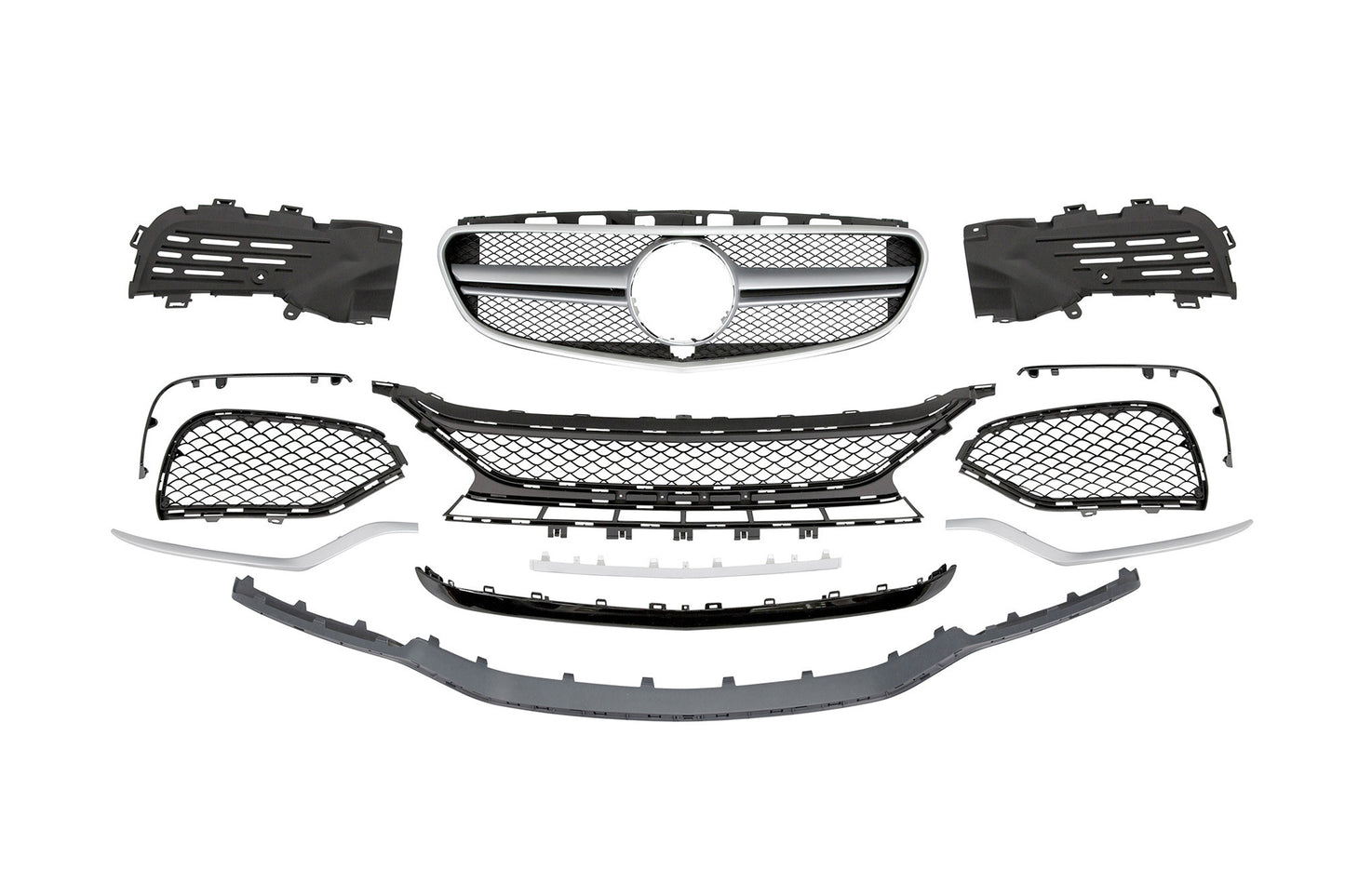 Pachet caroserie AMG tip E63 compatibil cu Mercedes E class W212 (2014–2016)