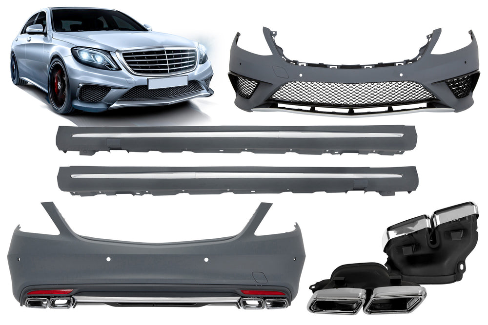 Bodykit AMG S63-Style pentru Mercedes S-Class W222 (2013-2017) cu ampatament lung