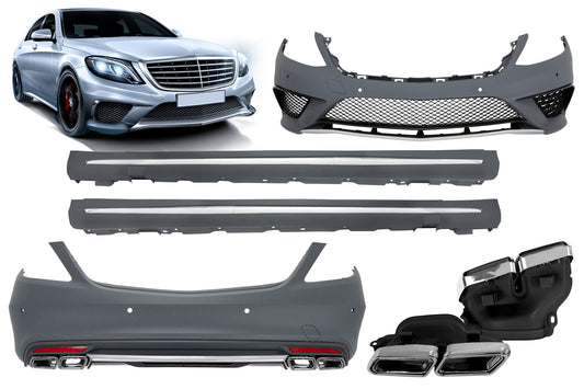 Bodykit AMG S63-Style pentru Mercedes S-Class W222 (2013-2017) cu ampatament lung