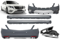 AMG S65 Style Bodykit for Mercedes S-Class W222 (2013 onwards) with PDC long wheelbase