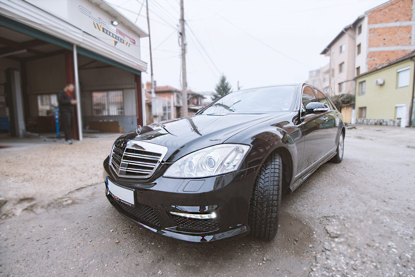 AMG S65 Style Tuning Package for Mercedes S-Class W221 (2006-2013) for long wheelbase version
