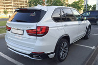 Aero package with tips, compatible with BMW X5 F15 (2014-2018) for standard bumpers