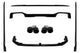 Aerodynamic package with exhaust tips compatible with BMW X4 G02 (2022–2024), for models with M package