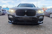 Pachet aero compatibil cu BMW X3 G01 (2017–2021) cu pachet M, lac negru