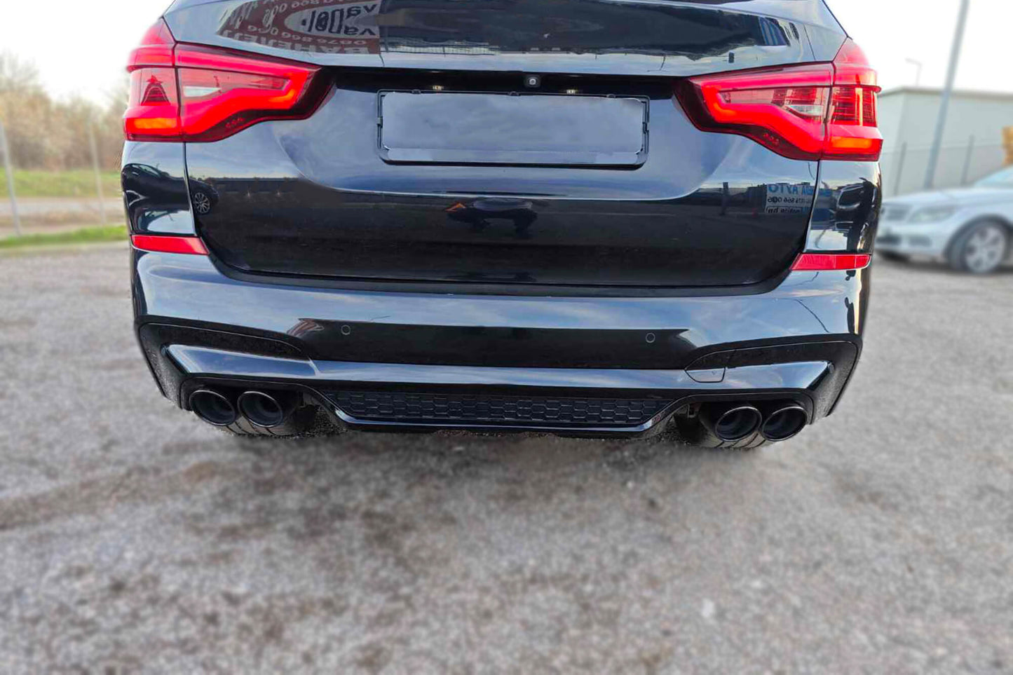Pachet aero compatibil cu BMW X3 G01 (2017–2021) cu pachet M, lac negru