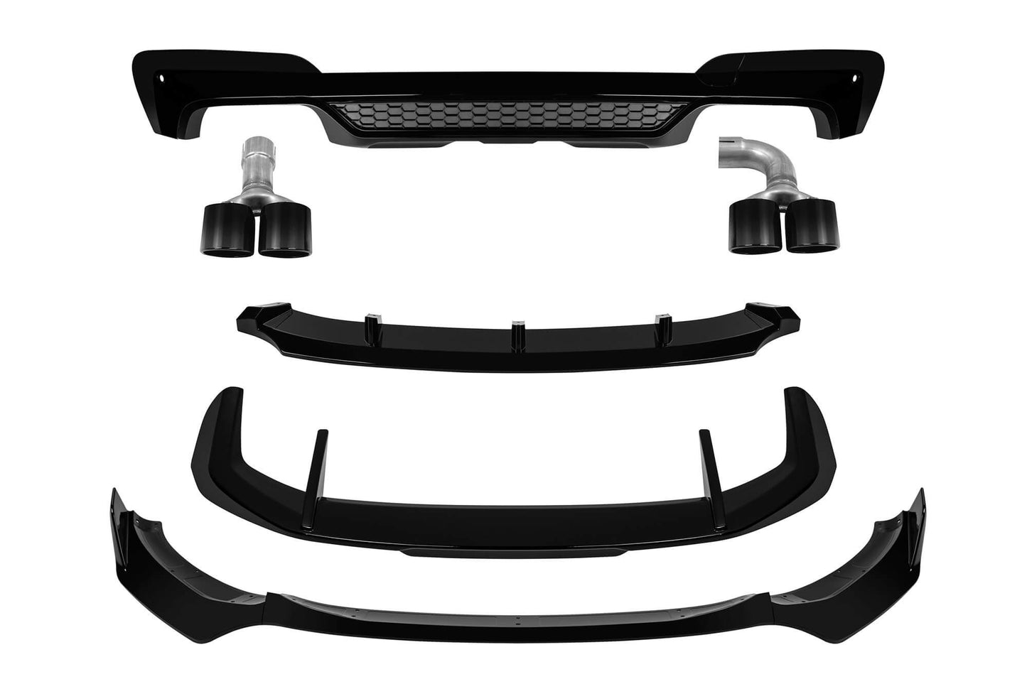 Aerodynamic package compatible with BMW X3 G01 (2017-2021) equipped with M package