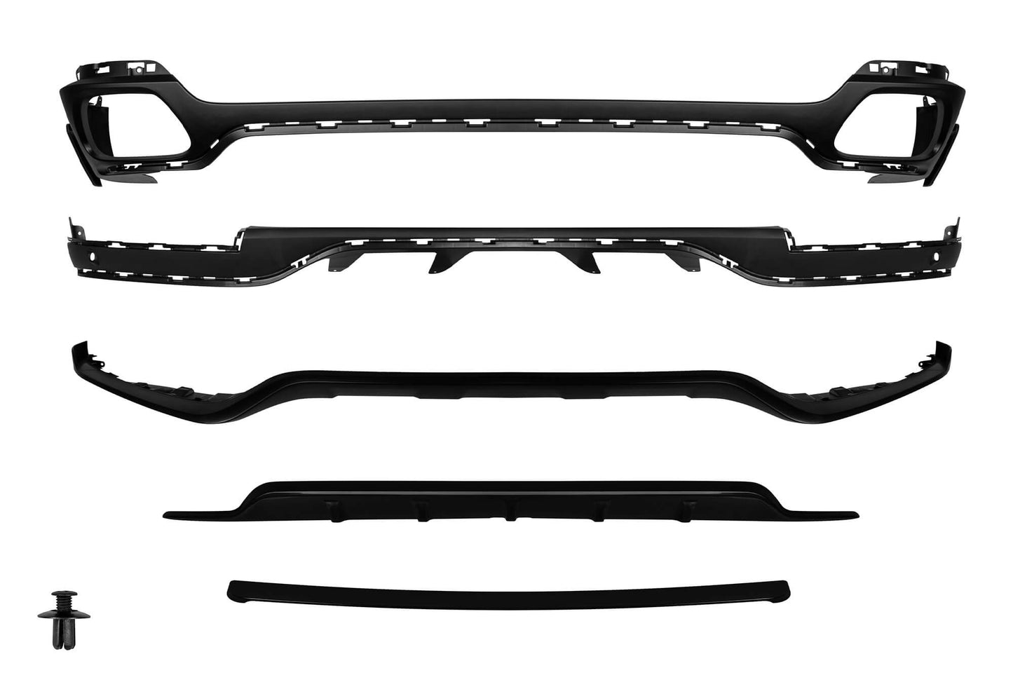 Aero package compatible with BMW X5 F15 (2014-2018) with standard bumpers