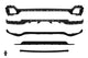Aero package compatible with BMW X5 F15 (2014-2018) with standard bumpers