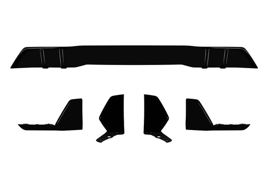 Aero kit compatibil cu BMW X5 G05 (din 2018), compatibil cu pachet bară M, vopsea neagră