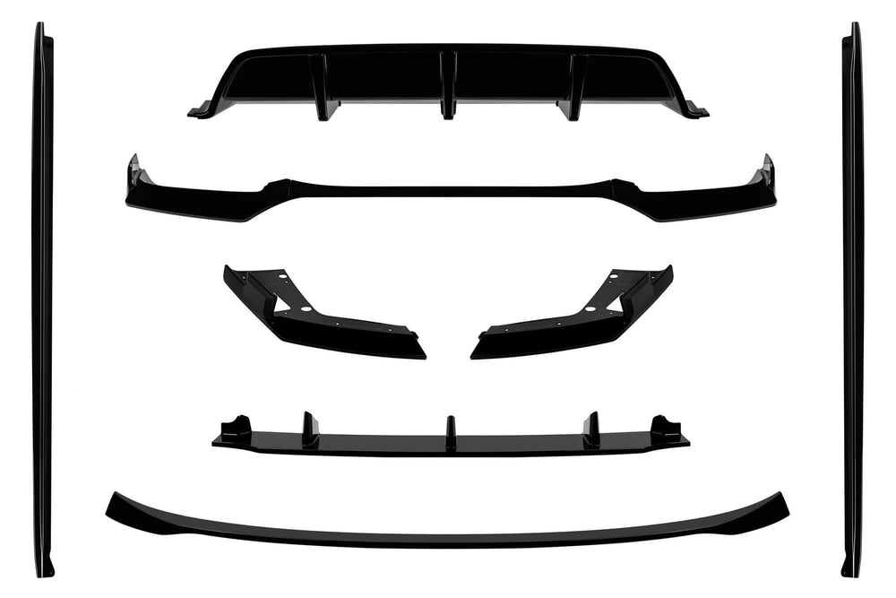 Aero Pack compatible with BMW X6 F16 (2014-2018), compatible with M-bars