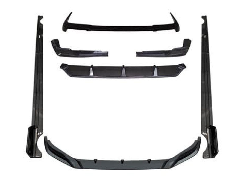 Pachet Aero compatibil cu BMW X7 G07 (după 2023), compatibil cu bare M, culoare carbon