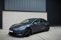 Aero package compatible with Tesla Model 3 (after 2017) with gloss black elements