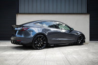 Aero package compatible with Tesla Model 3 (after 2017) with gloss black elements